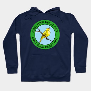 Sing Your Heart Out Badge Hoodie